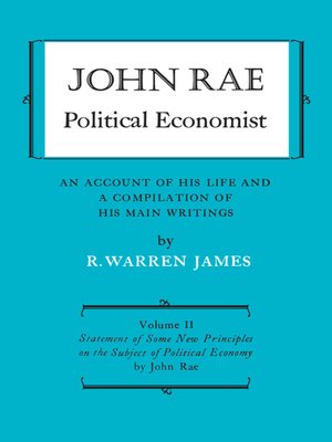 cover image of John Rae Political Economist